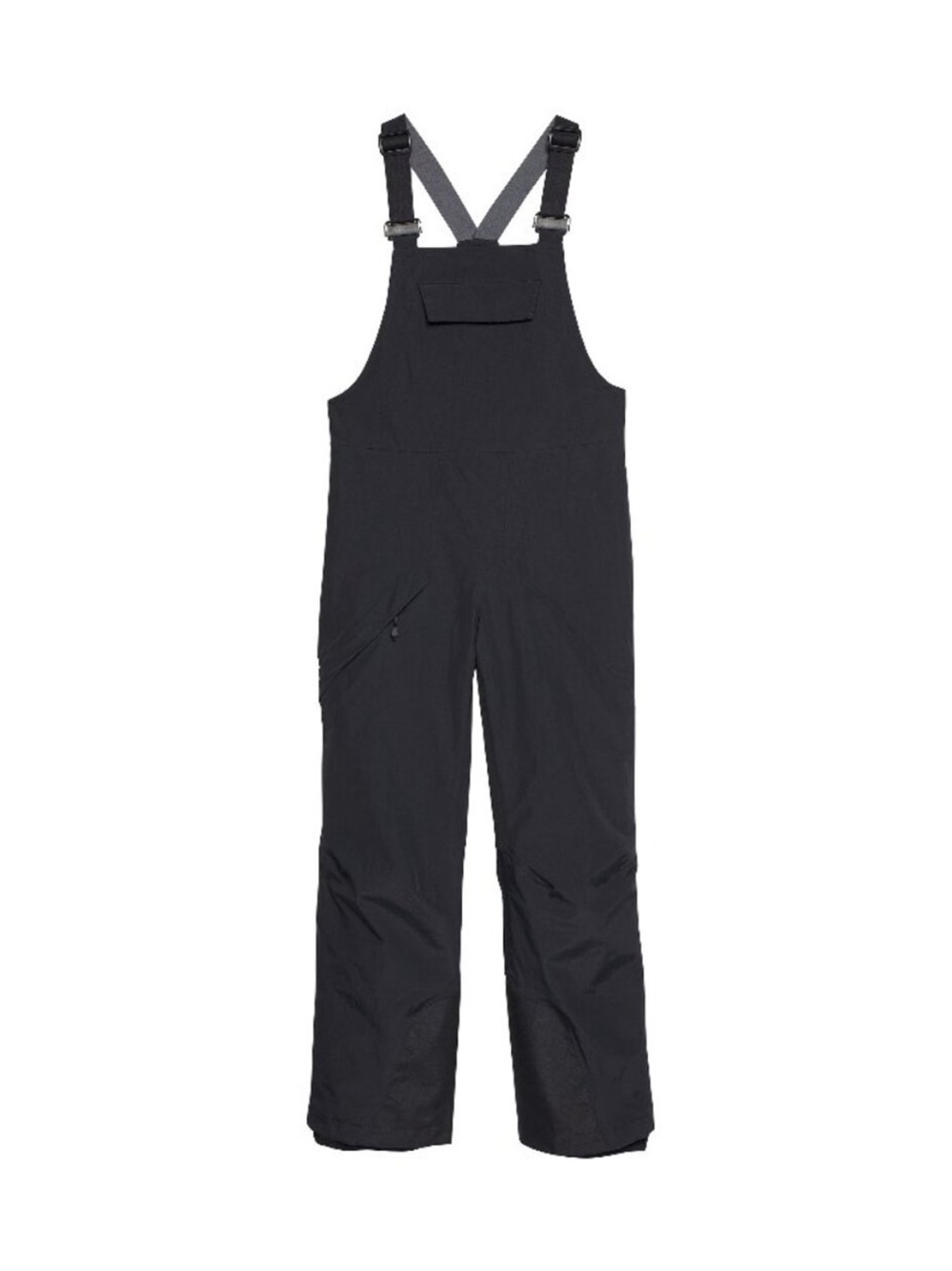 MEC Fall-Line Insulated Bib Pants 28” Youth 12 Black Ski Snow Waterproof RECCO